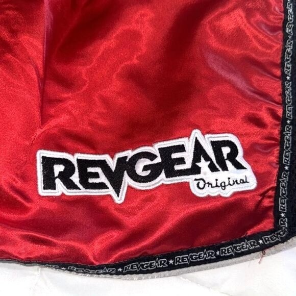 Revgear Boys Valley Fight Club Red & Black Boxing Shorts Size S - Picture 4 of 6